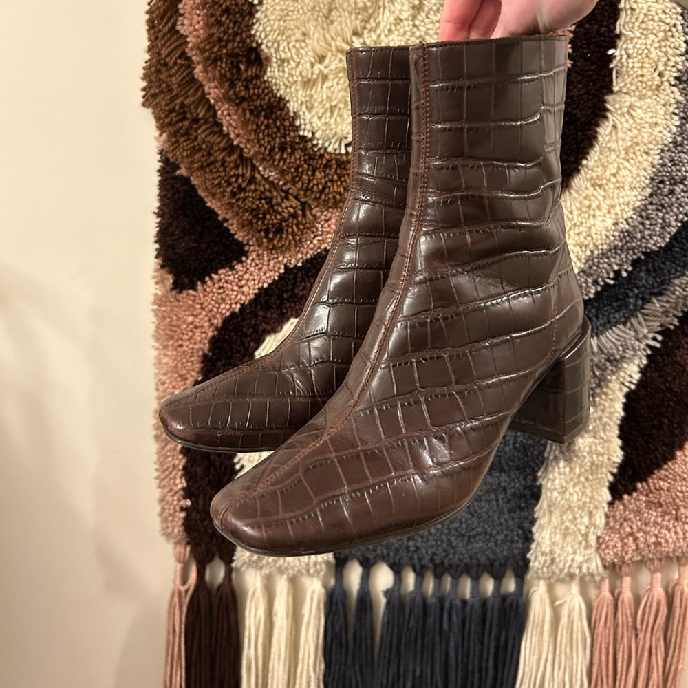 Jeffrey Campbell Godard NB Booties in Brown